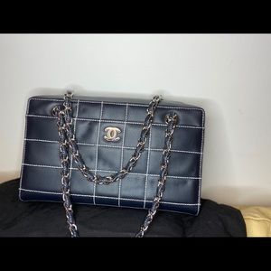 Chanel authentic leather shoulder bag